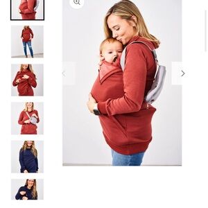 Latched Mama Harbor Snap Nursing Pullover M VGUC